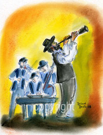christliche Karten, Klezmer Klarinette,musik
