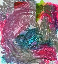 Aspirations d'eau Part. V, peinture, 2021