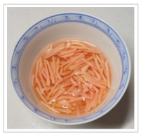 練り梅の豚しゃぶサラダ