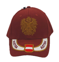 Kappe Austria navy, Stick Wappen und Adler