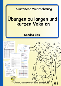 lange kurze Aussprache üben, Therapiematerial lange kurze Laute