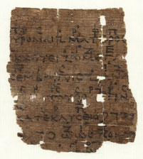 papyrus grec, partition grèce antique