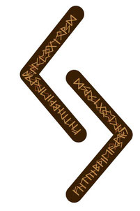Rune, Runen, nordische, Futhark, älteres Futhark, Runenalphabet, Hagalaz, Naudiz, Isaz, Jera, Eihwaz, Perpo, Algiz, Sowilo, Götter, Odin, Mythologie, geschnitzte, Yggdrasil, Lupinen, Wald,