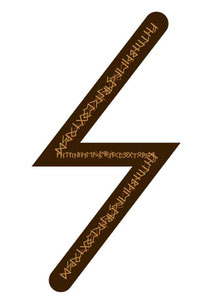Rune, Runen, nordische, Futhark, älteres Futhark, Runenalphabet, Hagalaz, Naudiz, Isaz, Jera, Eihwaz, Perpo, Algiz, Sowilo, Götter, Odin, Mythologie, geschnitzte, Yggdrasil, Lupinen, Wald,