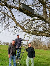 Uwe Schmidt, Artur Bossert, Cornelia Buchta; Foto: Ralf Assmann
