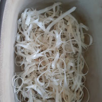 Spargelschalen im Ofenmeister