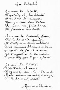 Maurice careme poésie cycle 3