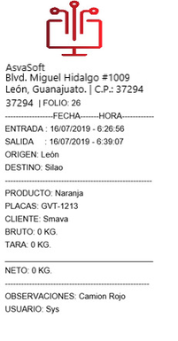 software de pesaje camionero
