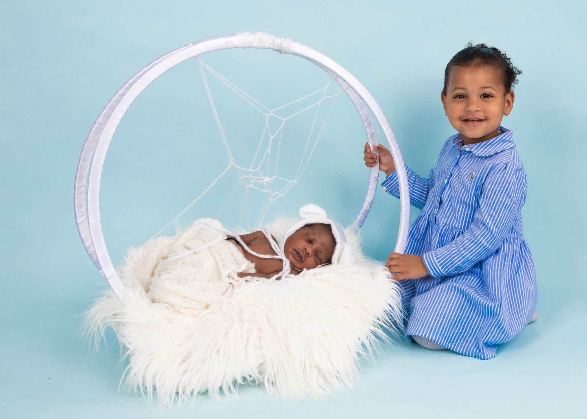 newbornshoot met baby's