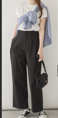 フレンチスリープ T シャツ フォーユー価格　1,780円(税込) ホワイトボーダー   