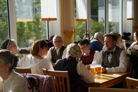 Lauter zufriedene Gesichter