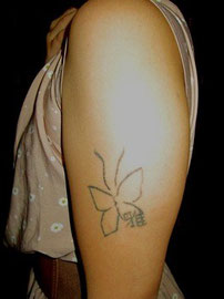 牡丹の花と蝶 カバーアップタトゥー 意味 タトゥー Tattoo 刺青の岐阜mandara 岐阜 各務ヶ原 大垣 高山