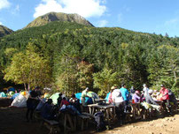 赤岳　テント泊ツアー　行者小屋