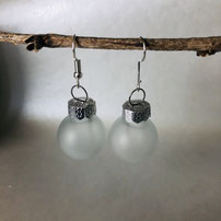 Druckatelier46 - Ohrstecker Weihnachtskugeln 