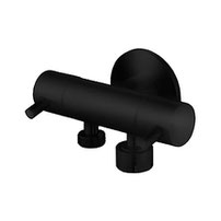 Classic dual control mini cistern cock for handspray - Matte Black,  $69.00 on backorder