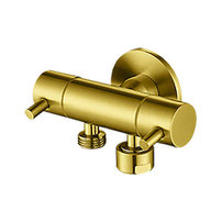 Classic dual control mini cistern cock for handspray - PVD Gold,  $99.00 on backorder