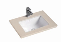 Stone Top option - Creamy (only comes with option under counter basin)