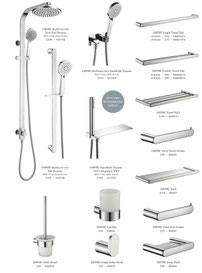 Fienza Empire tapware mixers showers accessories chrome