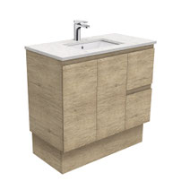 Sarah Bianco Marble Undermount 900 Edge Scandi Oak Vanity on Kick SI90SK_1