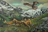 Aufruhr am Berg 40 x 60 