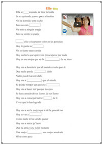 Completar letra)   