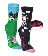 Socken Fun Kühe