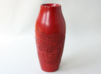 堆朱　茶壷 中国堆朱茶壷高さ約18cm 中国堆朱茶壷高さ約18cm