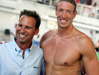 Denis Auguin et Alain Bernard partenaire de Pascal Natation La Ciotat