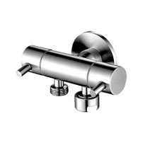 Classic dual control mini cistern cock for handspray - Chrome