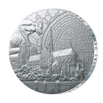 Médaille commémorative 850ème anniversaire de Notre-Dame de Paris.