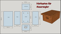 Nistkasten für Mauersegler