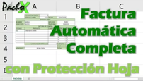 Factura con protección de hoja