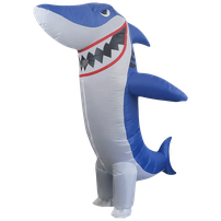 mascotte baby shark squalo roma 