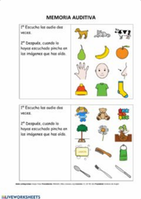 Recordar 4 palabras y marcarlas