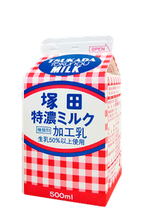 終売のお知らせ】塚田特濃ミルク 500ml - 塚田牛乳