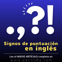 todo sobre los signos de puntuación en inglés