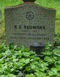 Grab von Karl Eugen Neumann am Zentralfriedhof in Wien