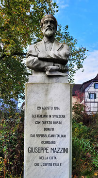 Mazzini Denkmal in Grenchen.