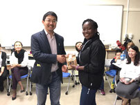 African students in Japan enjoy community activities