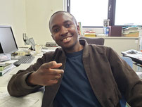 Africa student in University lab. Scholarships are available for Africans who want to study in Japan.