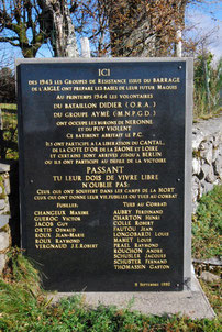 Stéle Col de Néronne 