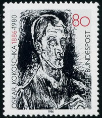 Selbstbildnis Oskar Kokoschka, 1914