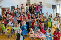 Ob Pinguin, Prinzessin oder Cowboy – die Kinder waren kreativ verkleidet.