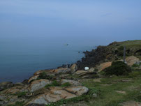 角島 牧崎地磯 左側・先端より