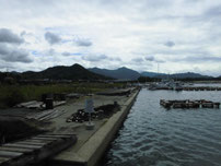 涌田漁港・作業場の写真