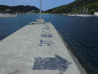 内波止先端の写真