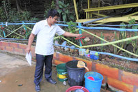 People can get clean water from school forest which CFP activities created