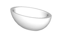 Holzbadewanne BAULA 185/N°1