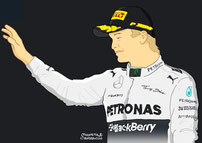 Nico Erik Rosberg by Muneta & Cerracín