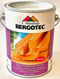 Bergotec Aqua-Holzschutz-Grund zur Behandlung maßhaltiger und nicht maßhaltiger Holzbauteile